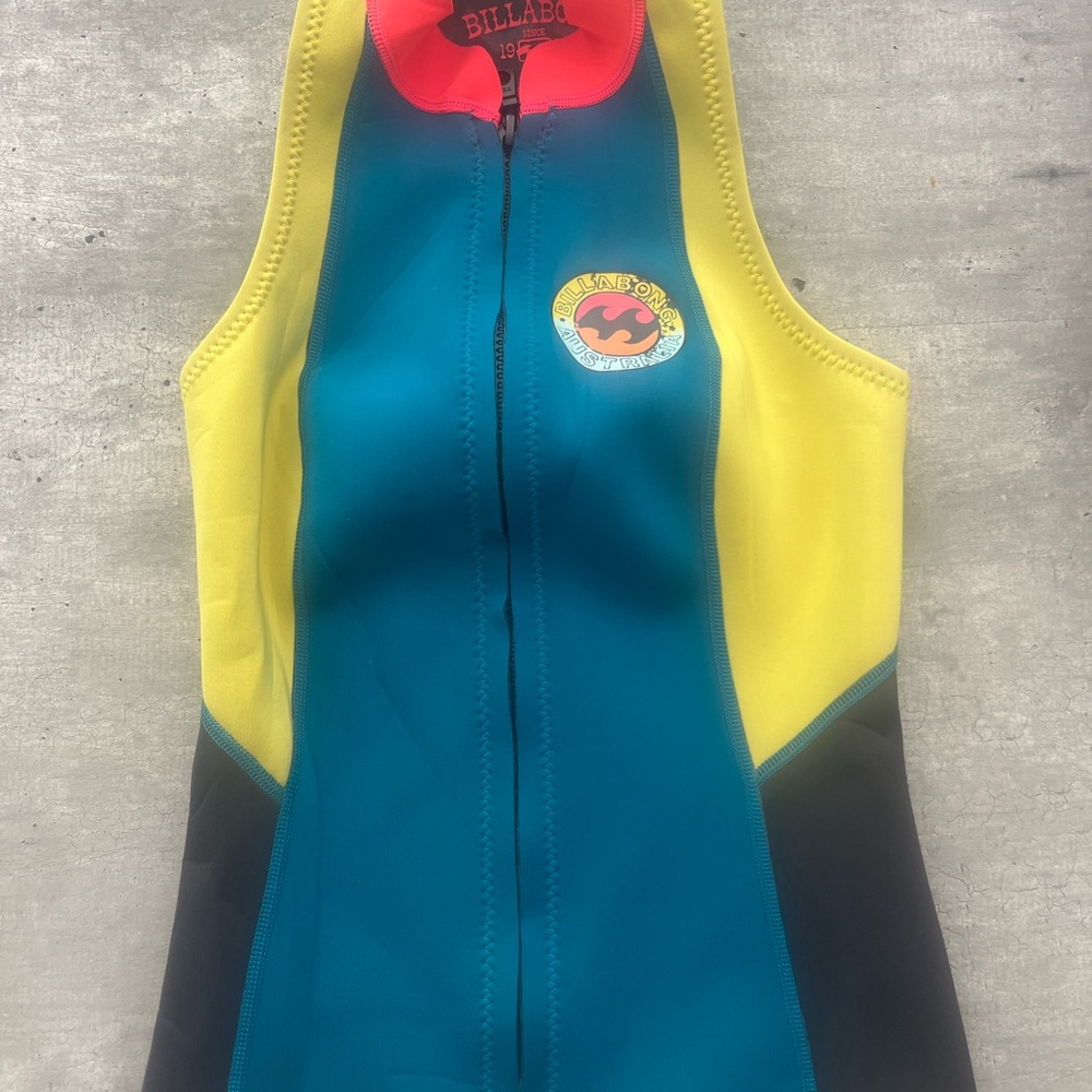 Billabong Surf Capsule Multicolor Sleeveless Wetsuit top